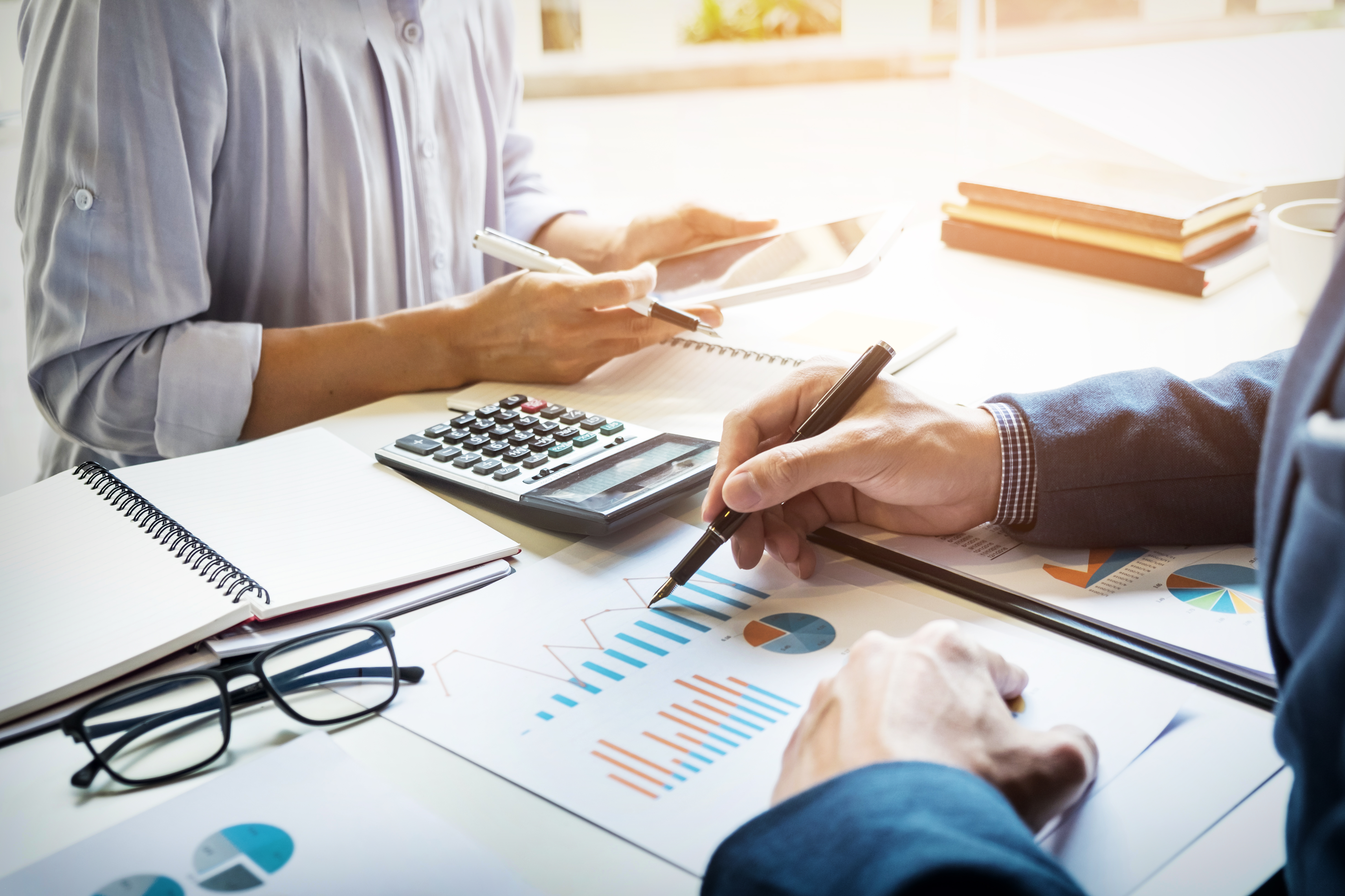 business-man-financial-inspector-secretary-making-report-calculating-checking-balance-internal-revenue-service-inspector-checking-document-audit-concept